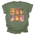 Vintage Teacher Ghosts Comfort Color T-Shirts