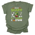 This is My Scary PE Teacher Costume Zombie Comfort Colors T-Shirt