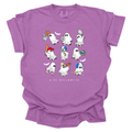 A PE Halloween Ghosts Comfort Colors T-Shirt