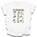 Groovy PE Teacher Sporty Ghosts Comfort Colors T-Shirt