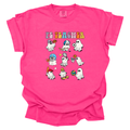 Groovy PE Teacher Sporty Ghosts Comfort Colors T-Shirt