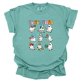 Groovy PE Teacher Sporty Ghosts Comfort Colors T-Shirt