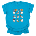 Groovy PE Teacher Sporty Ghosts Comfort Colors T-Shirt