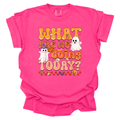 What Are We Doing Today? PE Halloween Theme Comfort Color T-Shirt