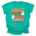 What Are We Doing Today? PE Halloween Theme Comfort Color T-Shirt