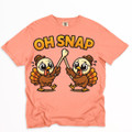 Oh! Snap, Thanksgiving Turkey Shirt on Comfort Colors