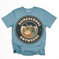 Homeschool Anywhere Shirt on Comfort Colors