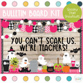 Spooky Staff Shoutouts - Halloween - October Bulletin Board Kit by Creatively Taught