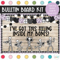 Dancing Bones - Halloween -October Bulletin Board Kit by Creatively Taught