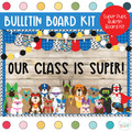 Superhero Pups - Back to School Bulletin Board Kit by Creatively Taught