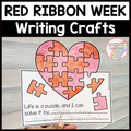 Red Ribbon Week 2025 | Red Ribbon Week Activities | Red Ribbon Week Coloring Pages | Ribbon Writing Crafts