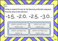 ARITHMETIC SEQUENCES: DIGITAL BOOM CARDS