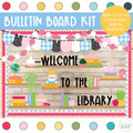 Back to School Bookshelves - March & April Bulletin Board Kit by Creatively Taught
