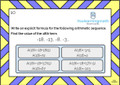Arithmetic Sequences: Explicit and Recursive Formulas - Google Forms Quiz 