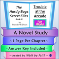 Trouble at the Arcade Novel Study The Hardy Boys Secret Files Book 1 Trouble at the Arcade Novel Study The Hardy Boys Secret Files Book 1