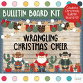 Cowboy Santa Claus - Christmas - December Bulletin Board Kit by Creatively Taught Cowboy Santa Claus - Christmas - December Bulletin Board Kit by Creatively Taught