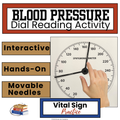 Blood Pressure Dial Reading Interactive Activity | Hands-On Vital Signs Practice