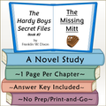 The Missing Mitt Novel Study The Hardy Boys Secret Files Book 2