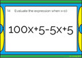 Combining Like Terms and Evaluating Algebraic Expressions: GOOGLE Slides 