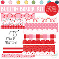 Pink Christmas Bulletin Board Kit