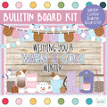 Winter Coffee Bulletin Board Kit