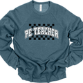 Black and White Checkered PE Teacher - Sweatshirt & Hoodie