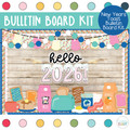New Years Toast - January Bulletin Board Kit by Creatively Taught