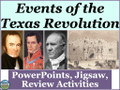 Events of the Texas Revolution PowerPoint Activities Timeline Overview