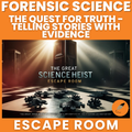 Forensic Science: Types of Evidence & Blood Spatter Analysis Digital Escape Room