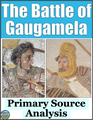 Alexander the Great the Battle of Gaugamela Primary Source Analysis Activity
