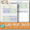 Weekly Project Agenda Tracker For Students, Parents, Teachers, Tutors