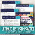 Ultimate Geography Test Prep: 179 Questions, 20 Rounds of Practice, Test-Taking