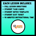 Solving & Writing Equations BTC Thin Slicing Lesson Bundle | Grade 8 Math