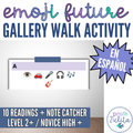 10 Spanish Future Readings - Future Tense Verb Practice Gallery Walk Activity