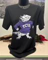 TCU Proud Mascot with GO FROGS on back