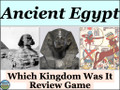 Ancient Egypt Review Game Egyptian Kingdoms Activity