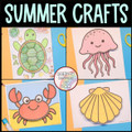 Summer Crafts | Ocean Animal Craft | Crab Craft | Turtle Craft | Jellyfish Craft