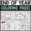 End of Year Activities | End of Year Coloring Sheets | End of the Year Coloring