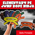 Elementary PE Jump Rope Ninja Bundle