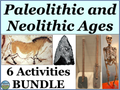 Paleolithic Age and Neolithic Period Activities Bundle