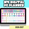 PE Teacher Digital Planner | Back to School