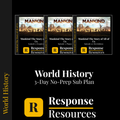World History Emergency Sub Plans - 3-Day No-Prep Worksheets