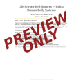 Life Science Bell Ringers Unit 2 - 45 Daily Warm-Ups (Grades 6-8)