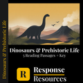 Dinosaurs & Prehistoric Life Reading Passages - 5 Texts + Questions