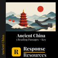 Ancient China Reading Passages - 5 Texts + Questions & Key
