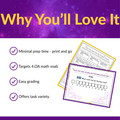 Crack the Code Math Vocabulary Activity Pack | 6 Activities for 4.OA Review
