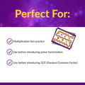 Math Factor Frenzy: Multiplication Board Games for Times Tables 2-12
