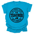 PE Teacher, Like a Normal Teacher, But Cooler - PE Teacher T-shirt - Comfort Colors 