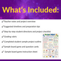 Math Vocabulary Board Game Project | Math Project-Based Learning Activity