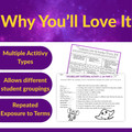 Grade 2 Math Vocabulary Bundle | 2.OA Activities, Games & Centers